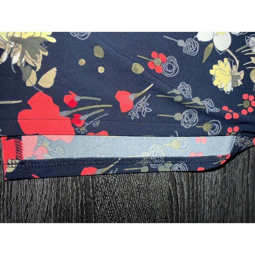 Tommy Hilfiger Navy Floral Sleeveless Maxi Dress Preppy Cottagecore 2x - Picture 7 of 7
